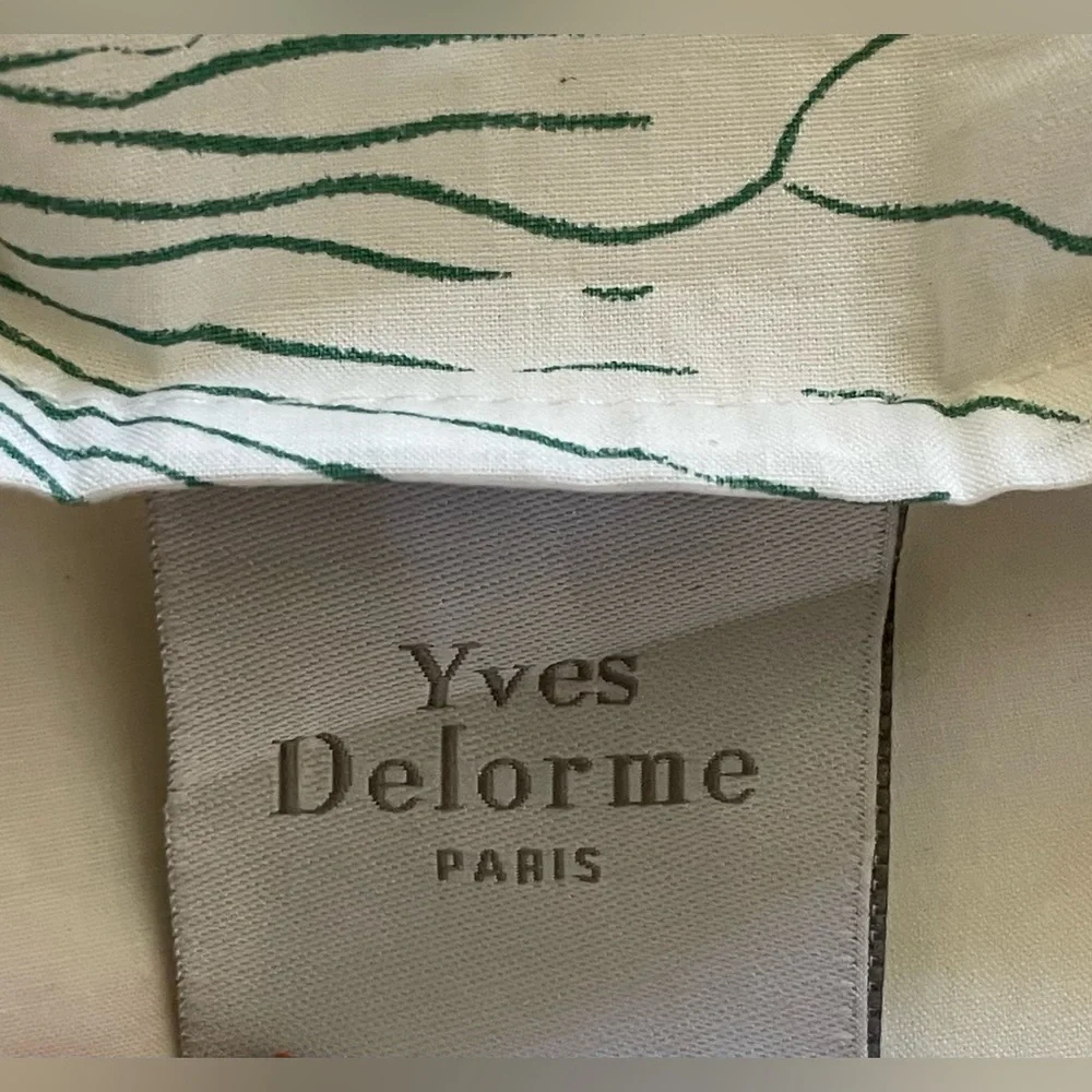 YVES DELORME PARIS FOUGUE Standard Pillow Sham FRANCE